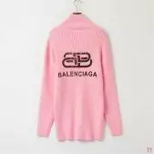 balenciaga pull logo knit sweater femmes new n8488